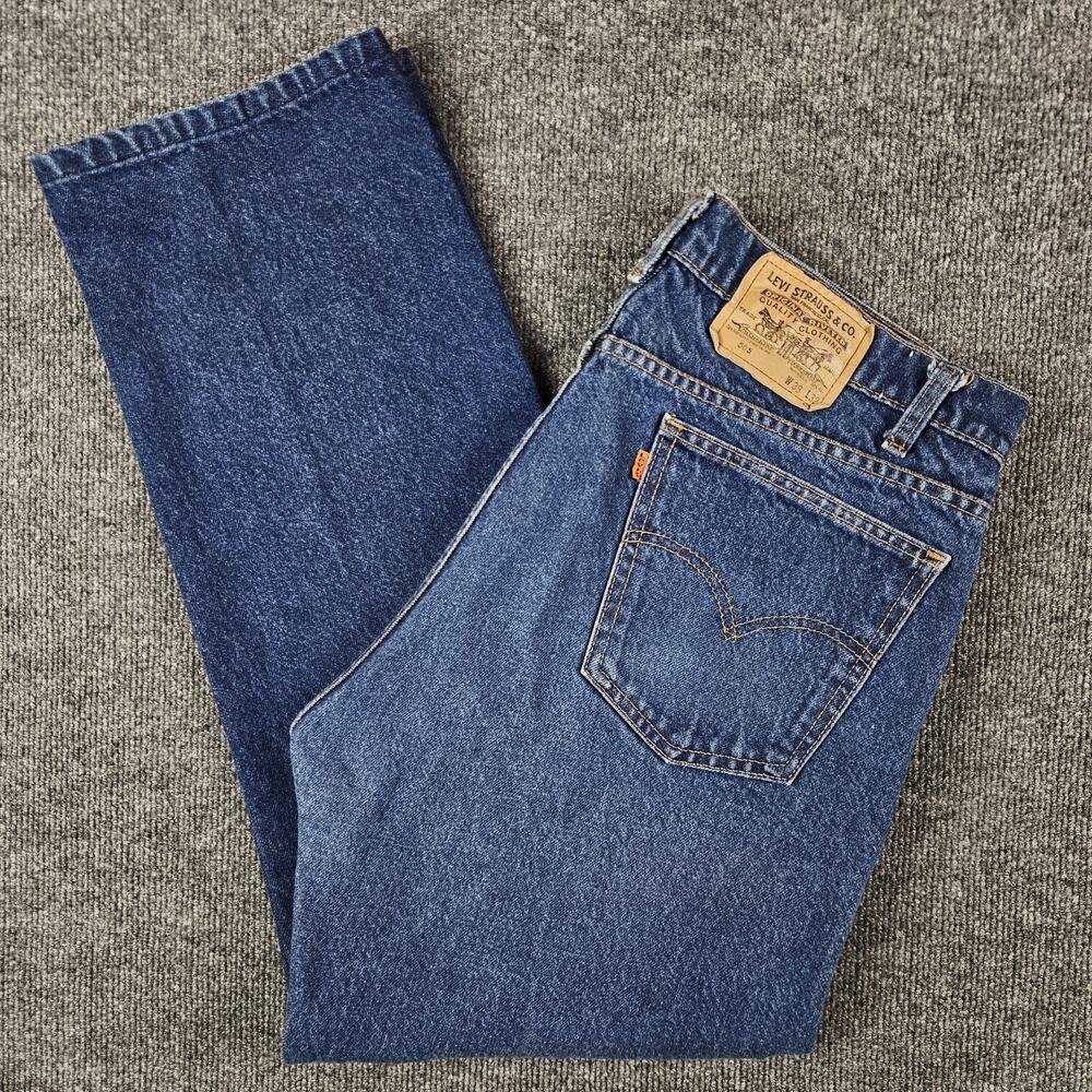 Levi's 505 Jeans Men's 33x32 (36x29) Straight Vintage 80s Made In USA Blue Denim